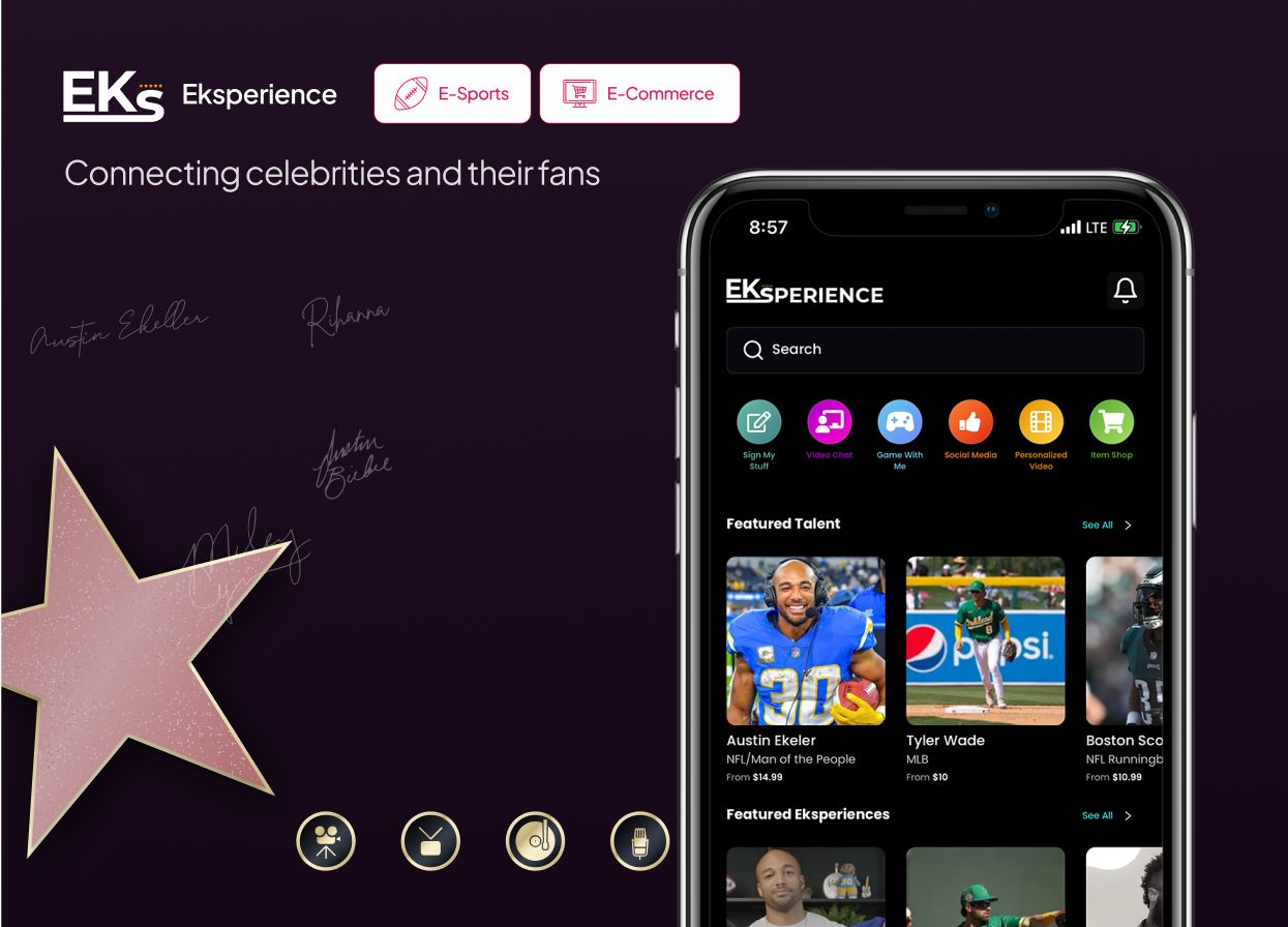 Eksperience connecting celebrities and fans